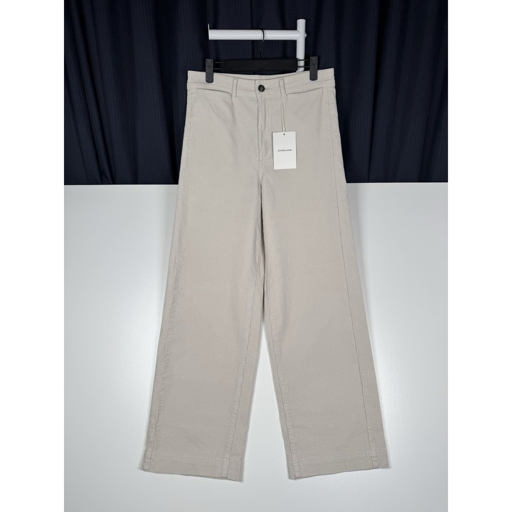 NEW - EVERLANE Corduroy Wide Leg Pants - Tan - Women's 8
